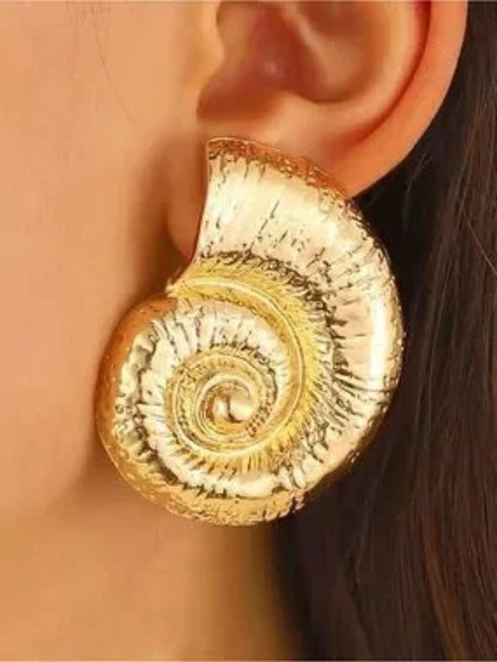 Statement Ocean Conch Earrings vacation